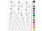 Lovely Llama Alpaca Temporary Tattoo Water Resistant Fake Body Art Set Collection